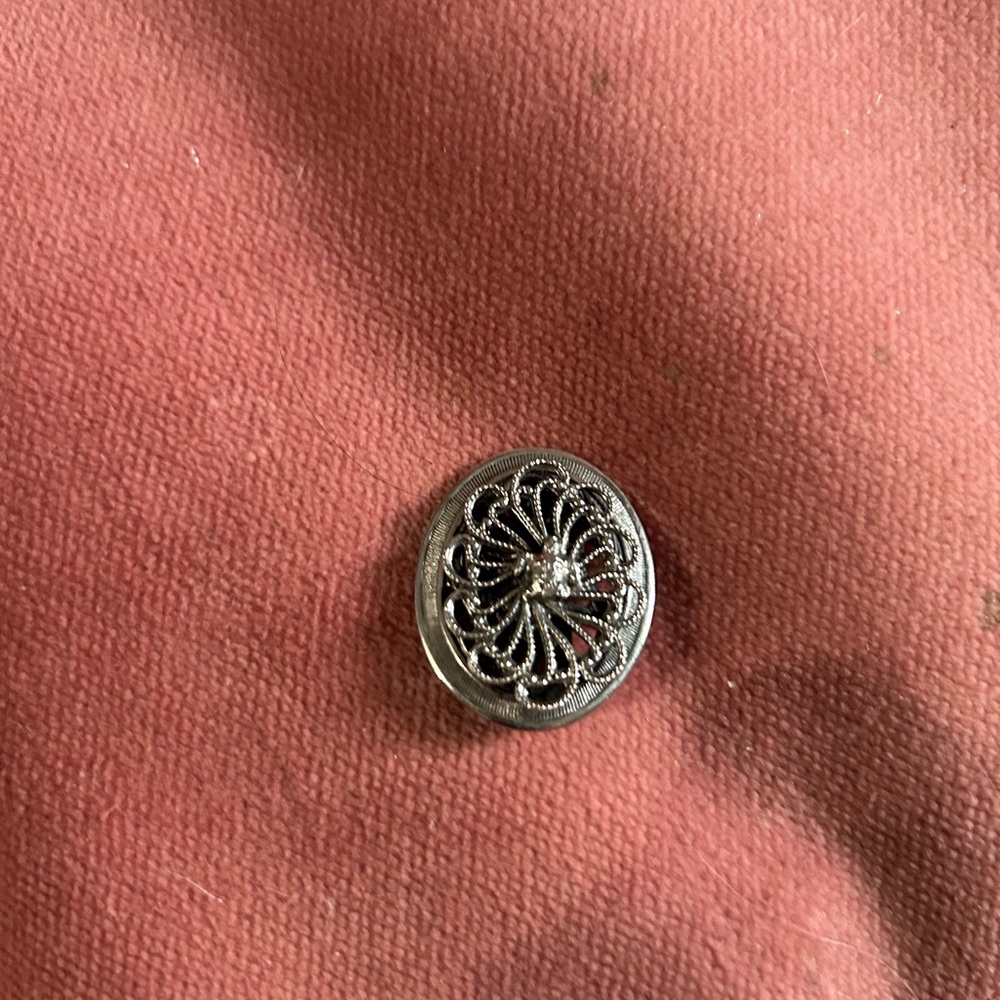 Vintage sterling silver turtle pin
